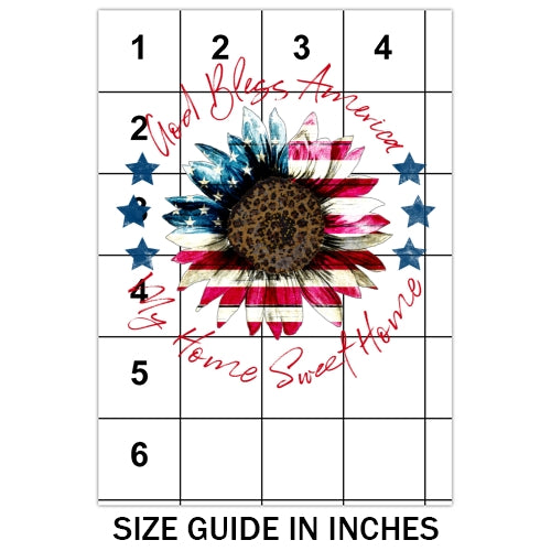 God Bless America Sublimation