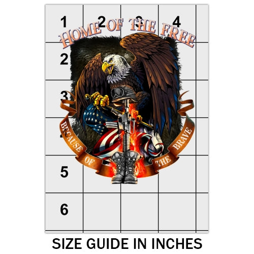 Home Of The Free Eagle DTF