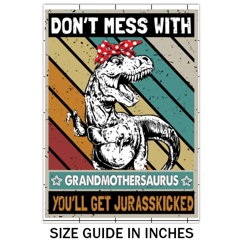 Grandmothersaurus Sublimation