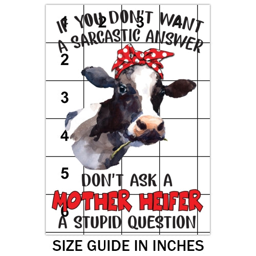 Mother Heifer Sublimation