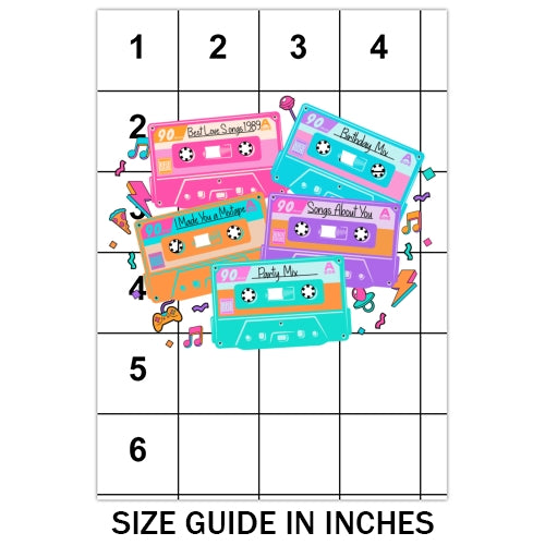 Retro Casettes Sublimation