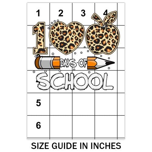 100 Days Of School Sublimation