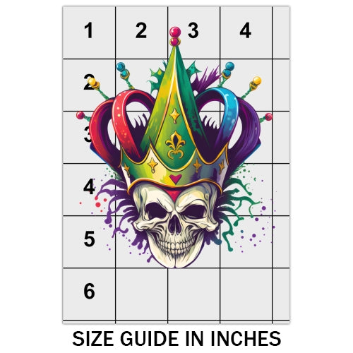 Joker Mardi Gras DTF