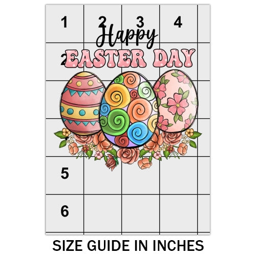 Happy Easter Eggs DTF