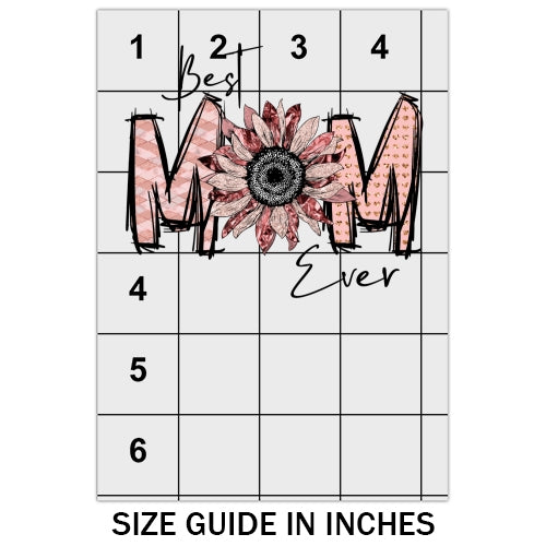 Best Mom Ever Pink Sunflower DTF