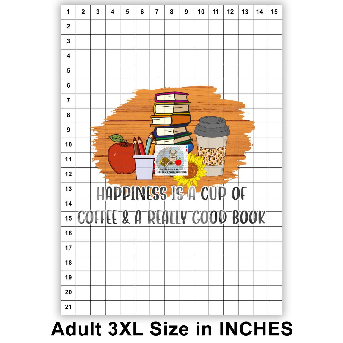 Coffee and Book 01 Sublimation