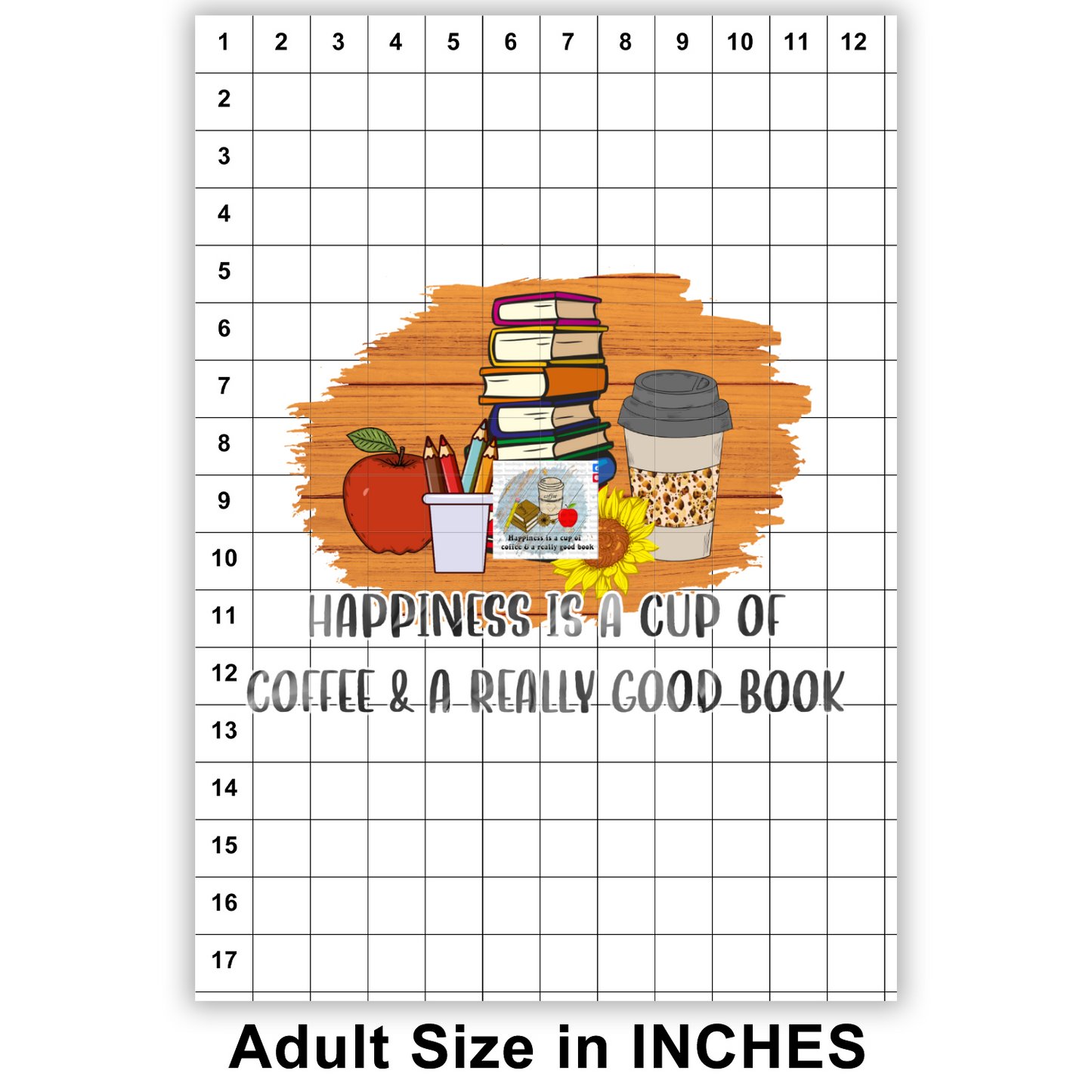 Coffee and Book 01 Sublimation