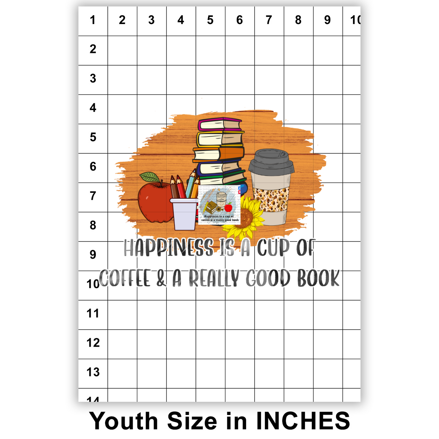 Coffee and Book 01 Sublimation