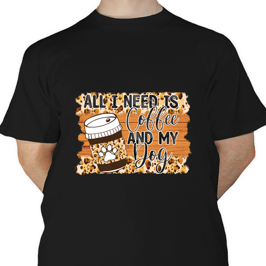 Coffee and my Dog DTF