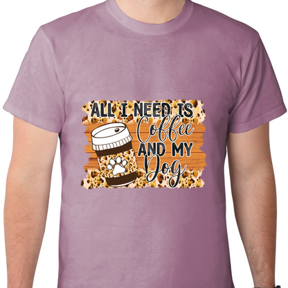 Coffee and my Dog DTF