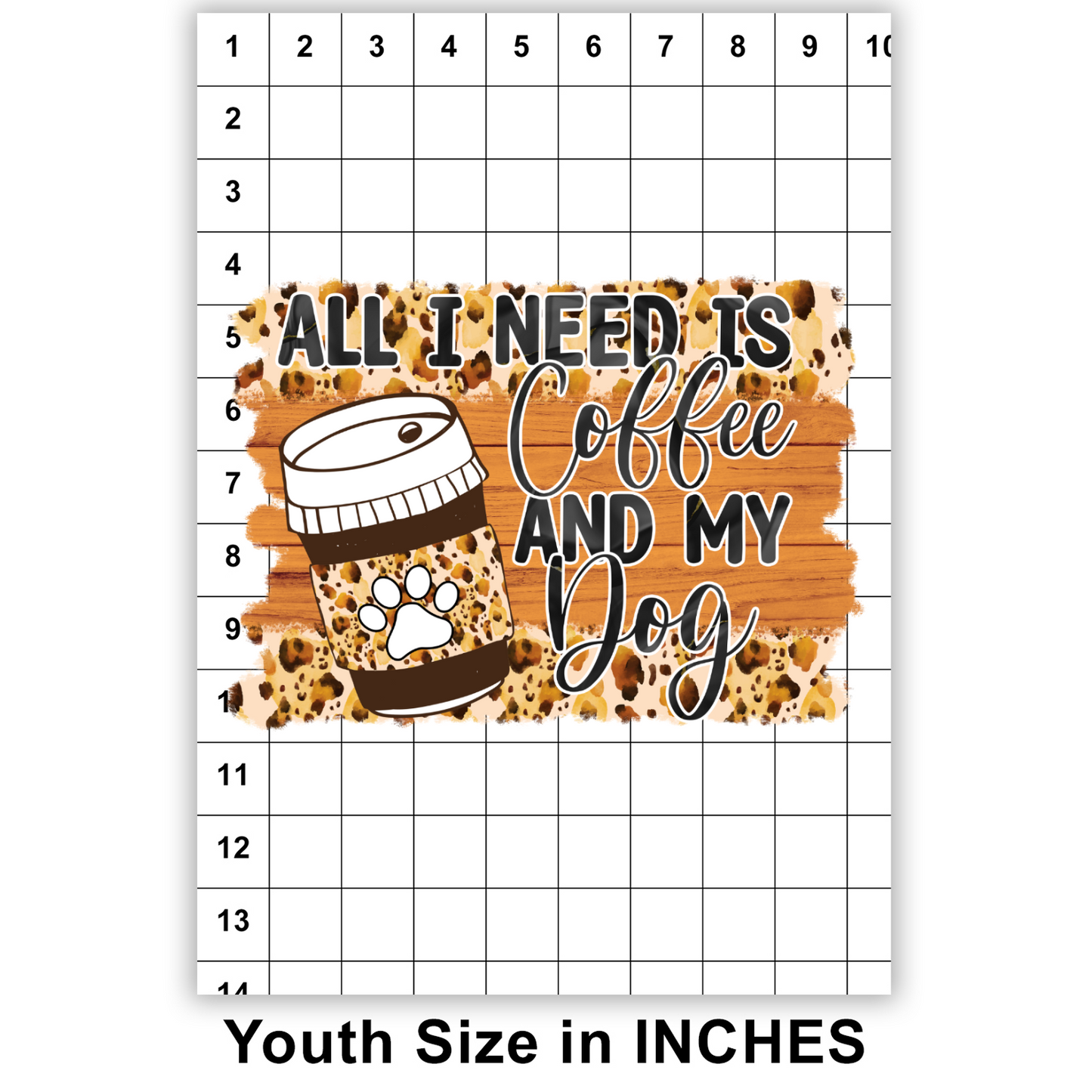 Coffee and my Dog DTF