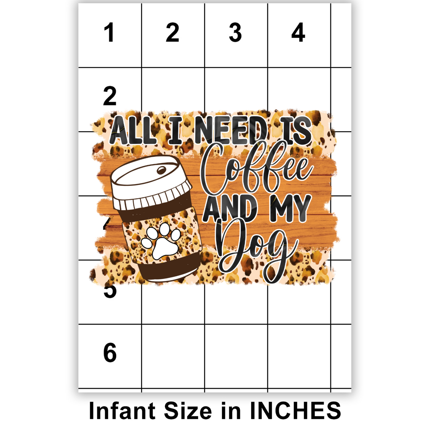 Coffee and my Dog DTF