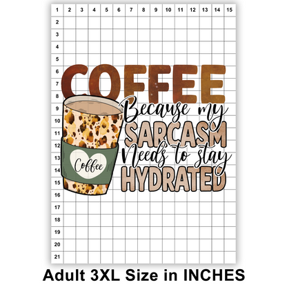 Coffee Sarcasm Sublimation