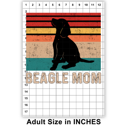 Beagle Dog Mom Sublimation