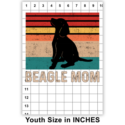 Beagle Dog Mom Sublimation