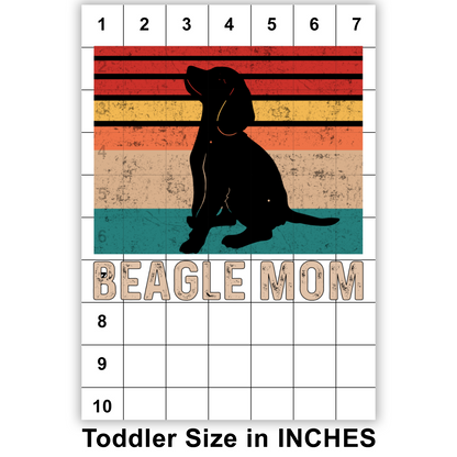 Beagle Dog Mom Sublimation