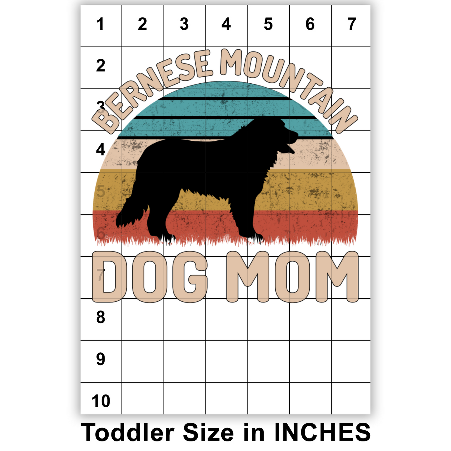 Bernese Mountain Dog Mom Sublimation