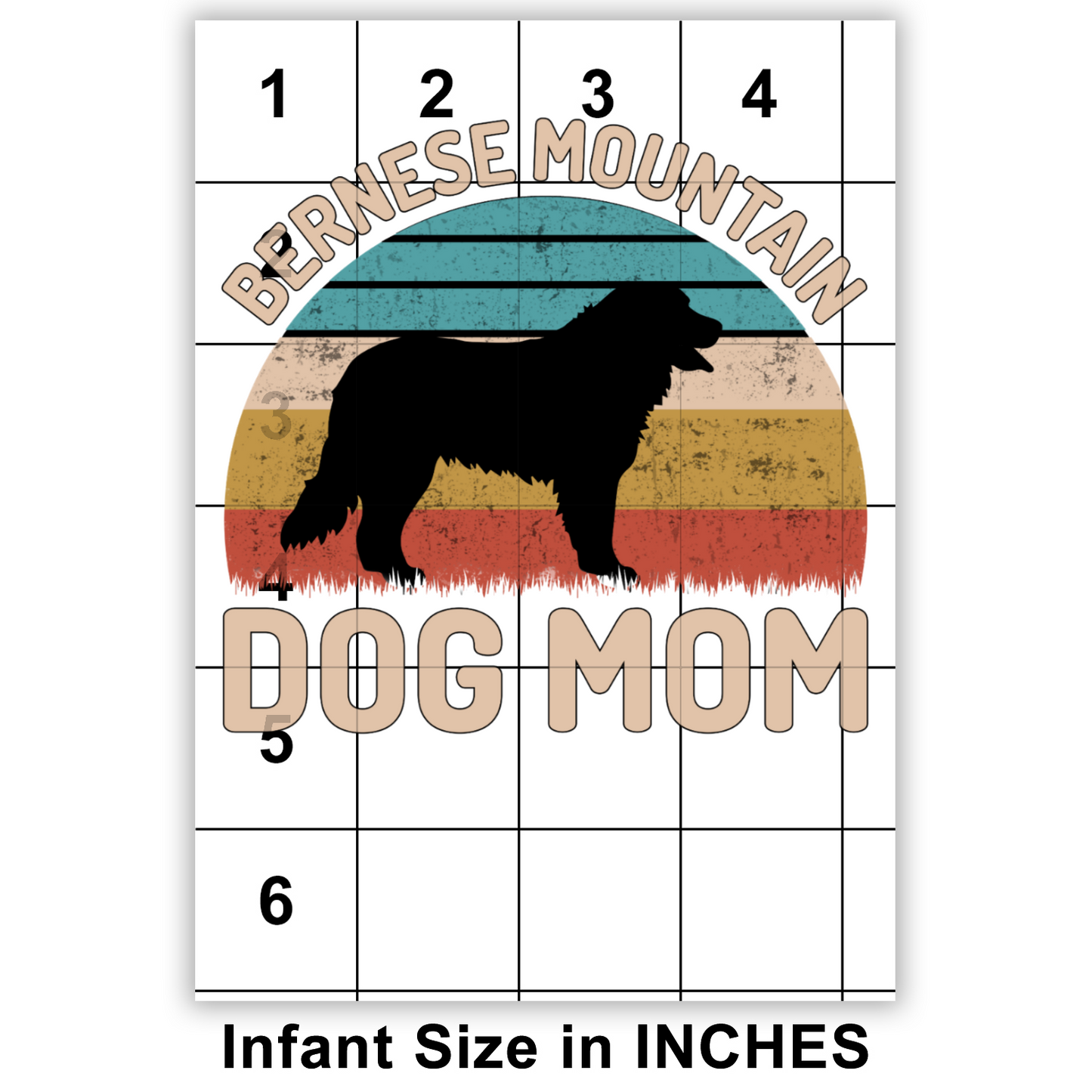 Bernese Mountain Dog Mom Sublimation