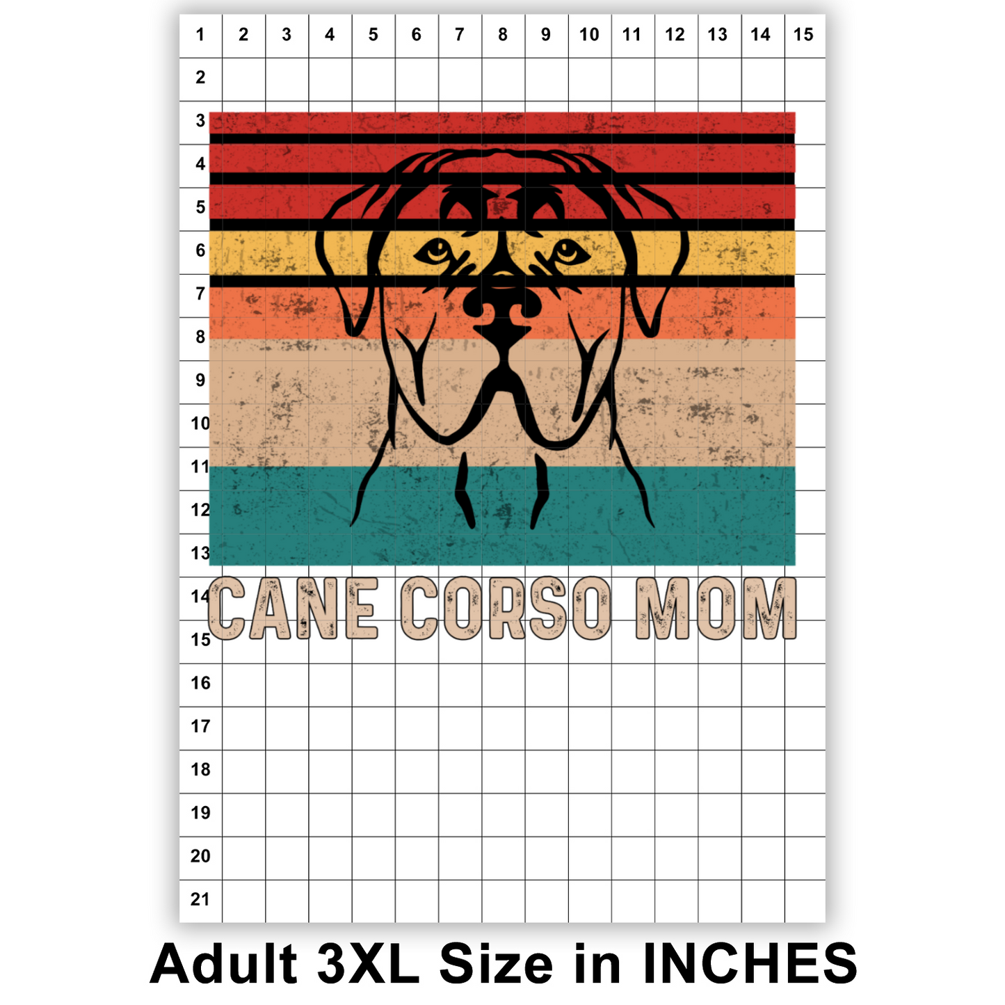 Cane Corso Mom Sublimation