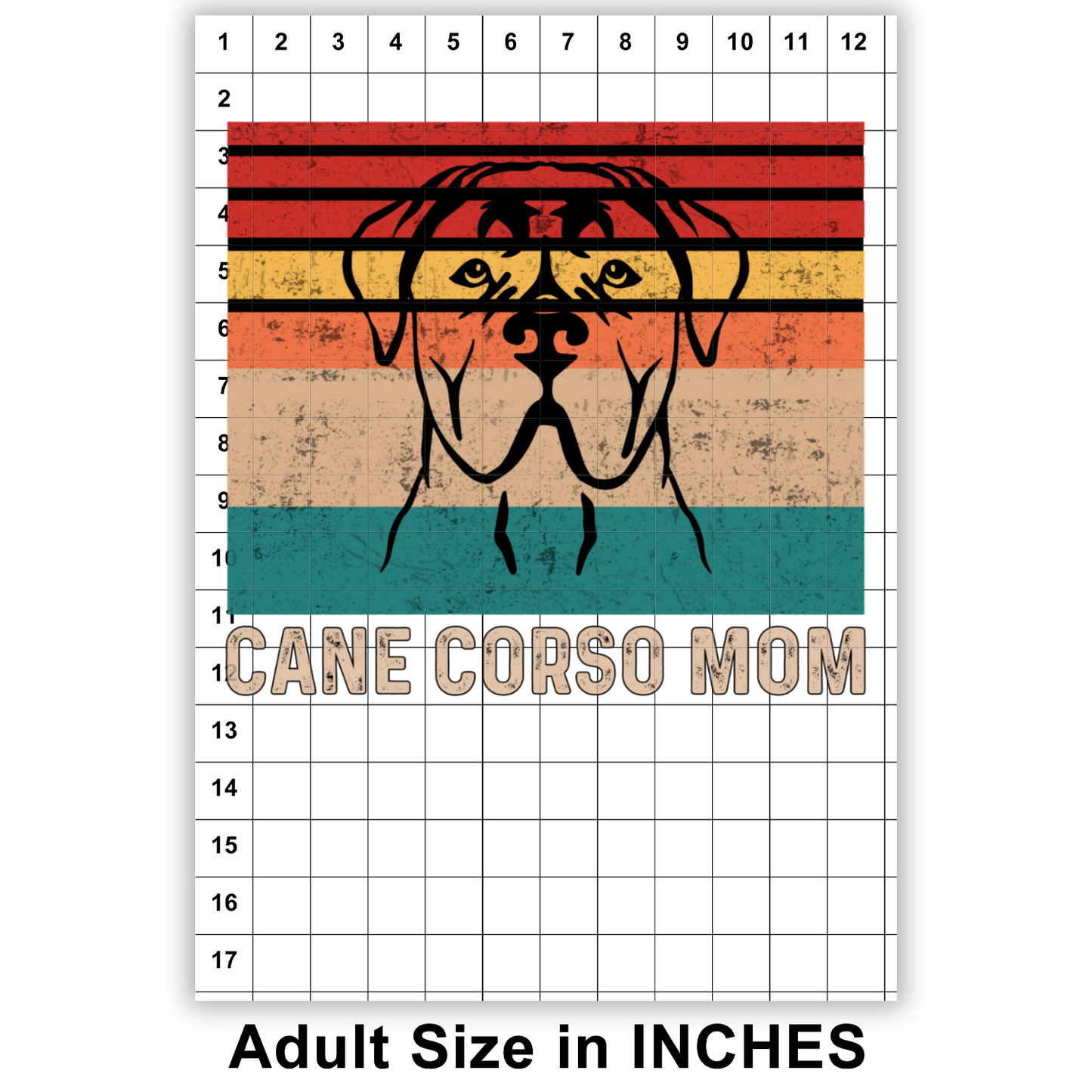 Cane Corso Mom Sublimation