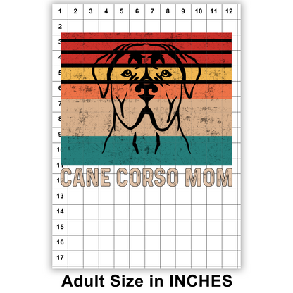 Cane Corso Mom Sublimation