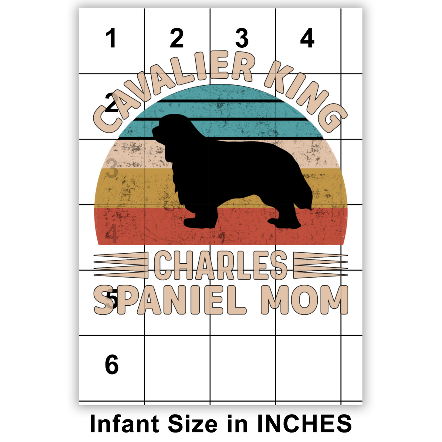 Cavalier King Charles Spaniel Mom Sublimation
