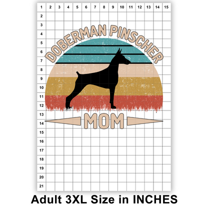 Doberman Pinscher Mom Sublimation