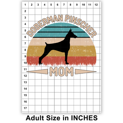 Doberman Pinscher Mom Sublimation