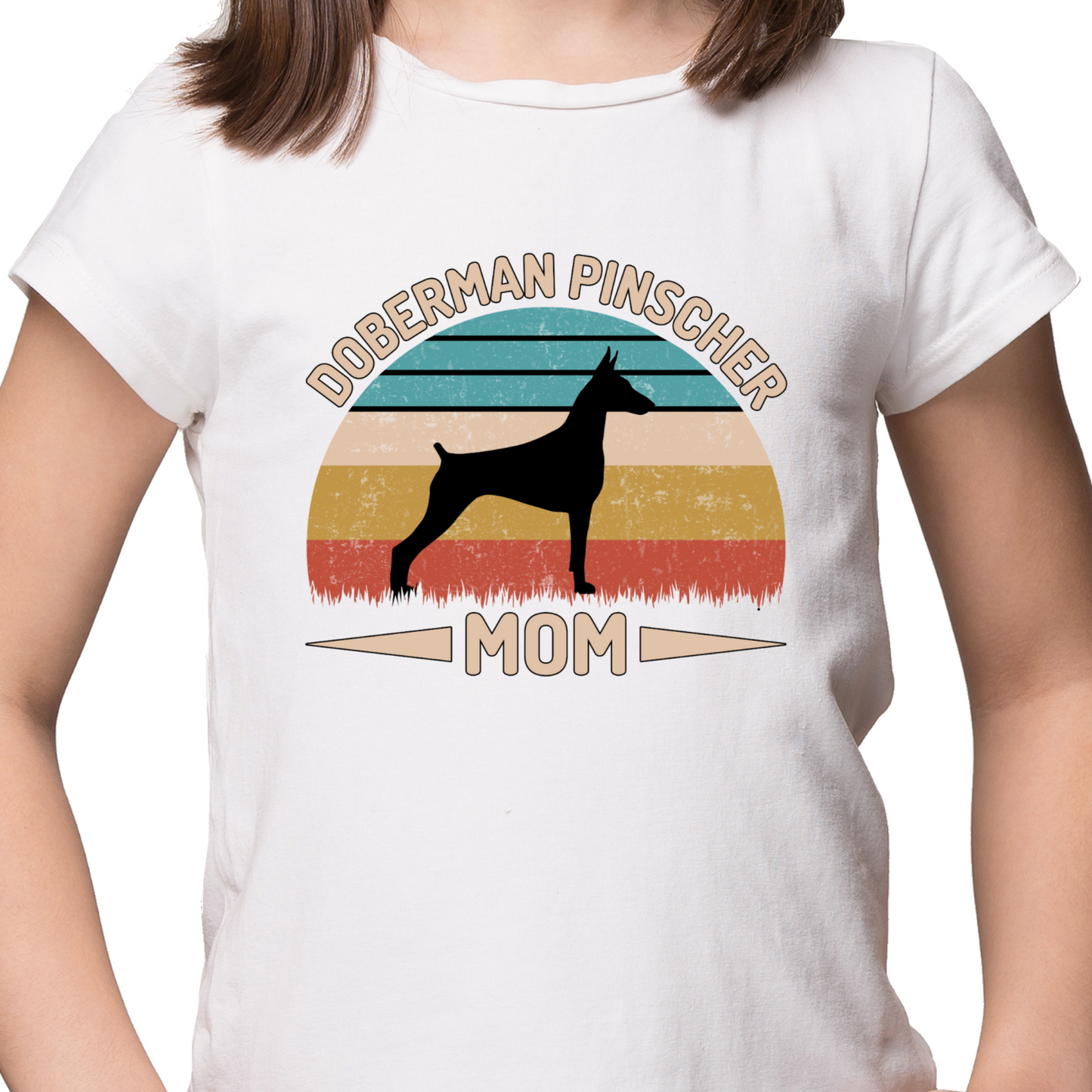 Doberman Pinscher Mom Sublimation