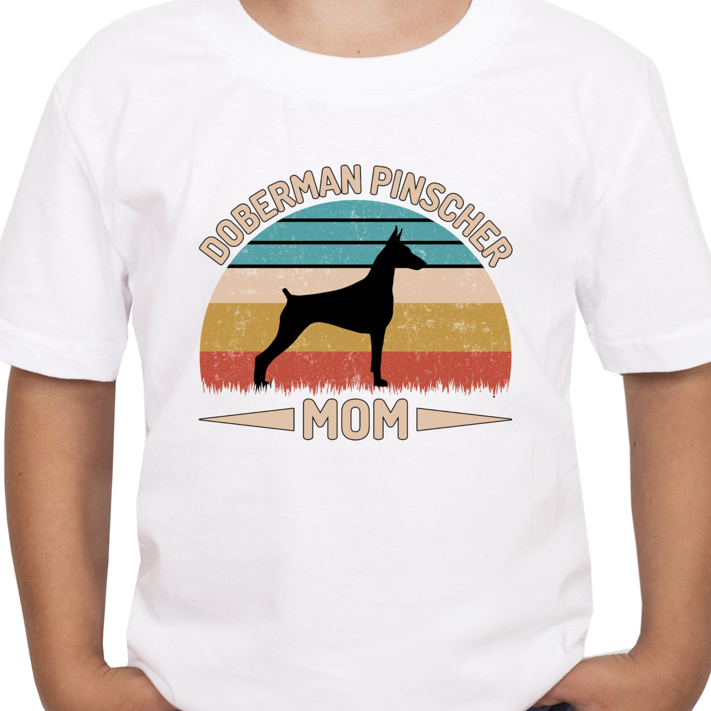 Doberman Pinscher Mom Sublimation