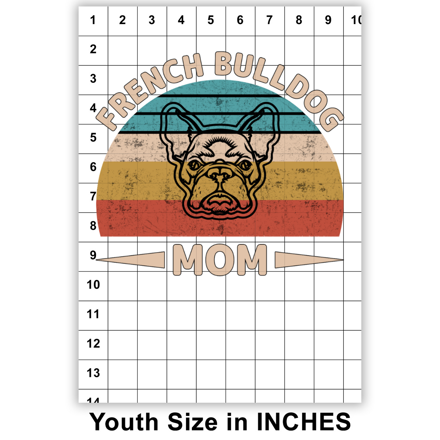 French Bulldog Mom Sublimation