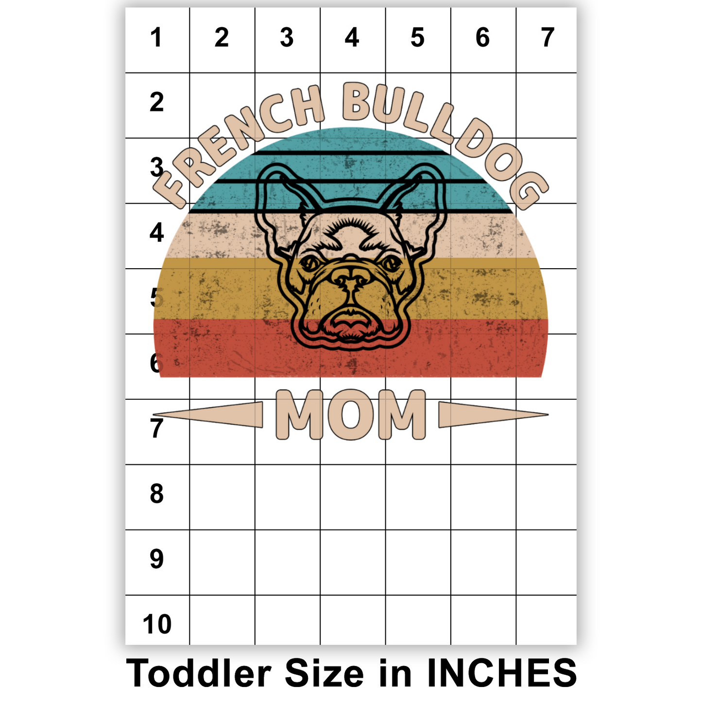 French Bulldog Mom Sublimation