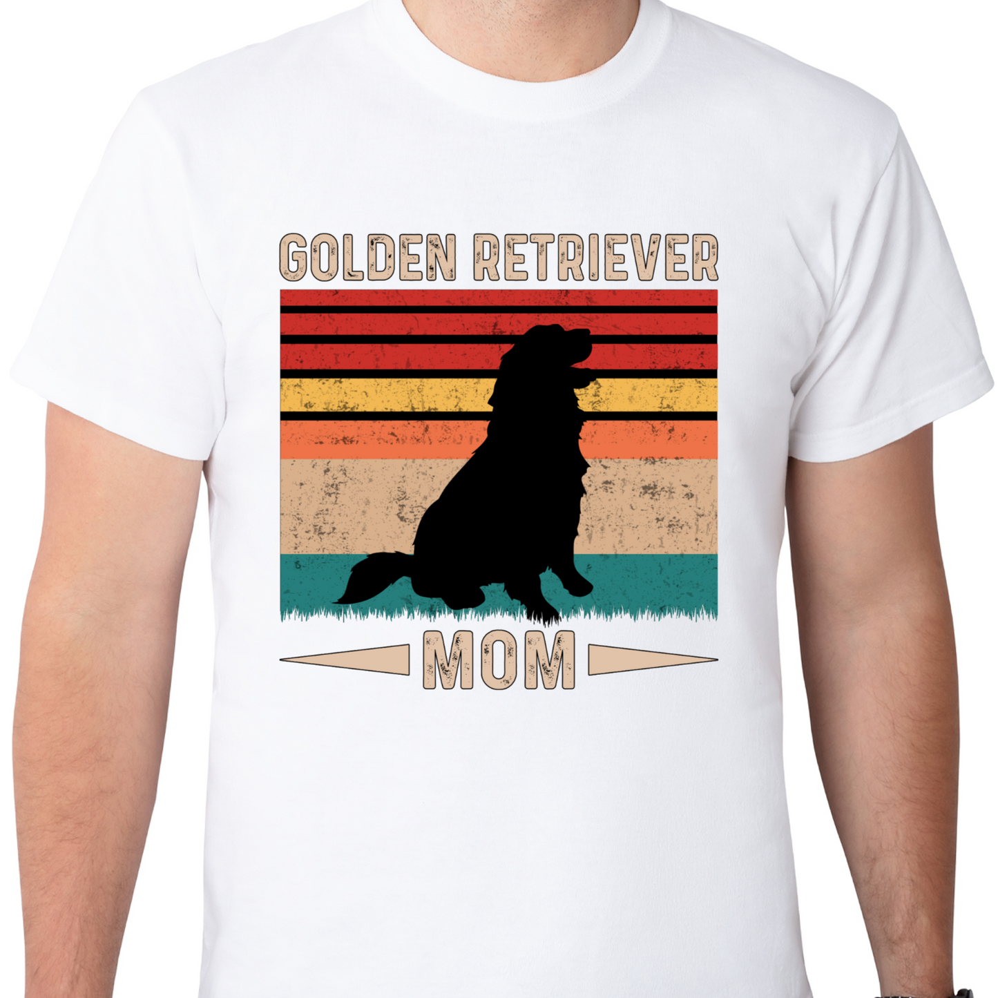 Golden Retriever Mom Sublimation