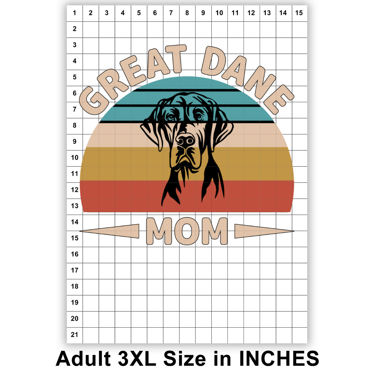 Great Dane Mom Sublimation