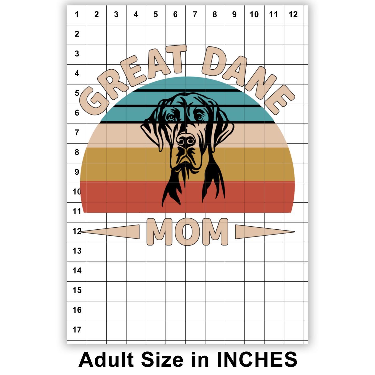 Great Dane Mom Sublimation