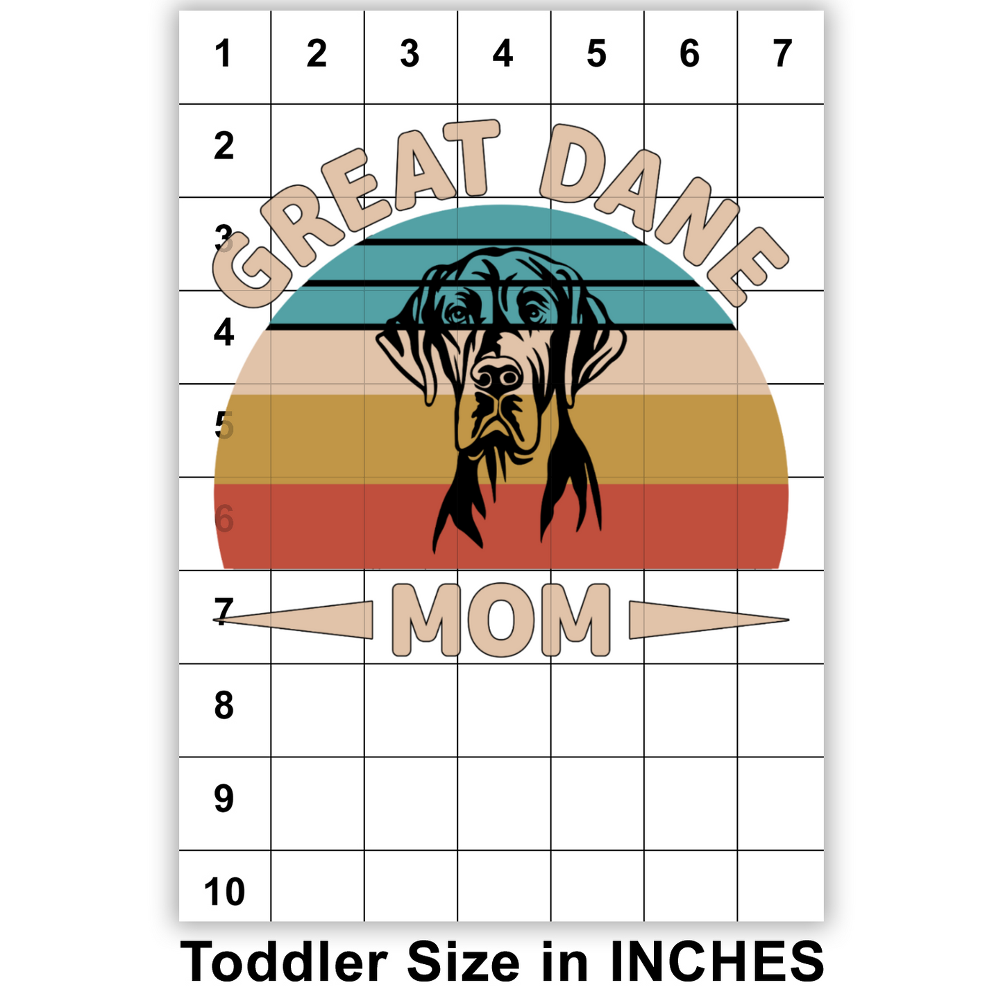 Great Dane Mom Sublimation