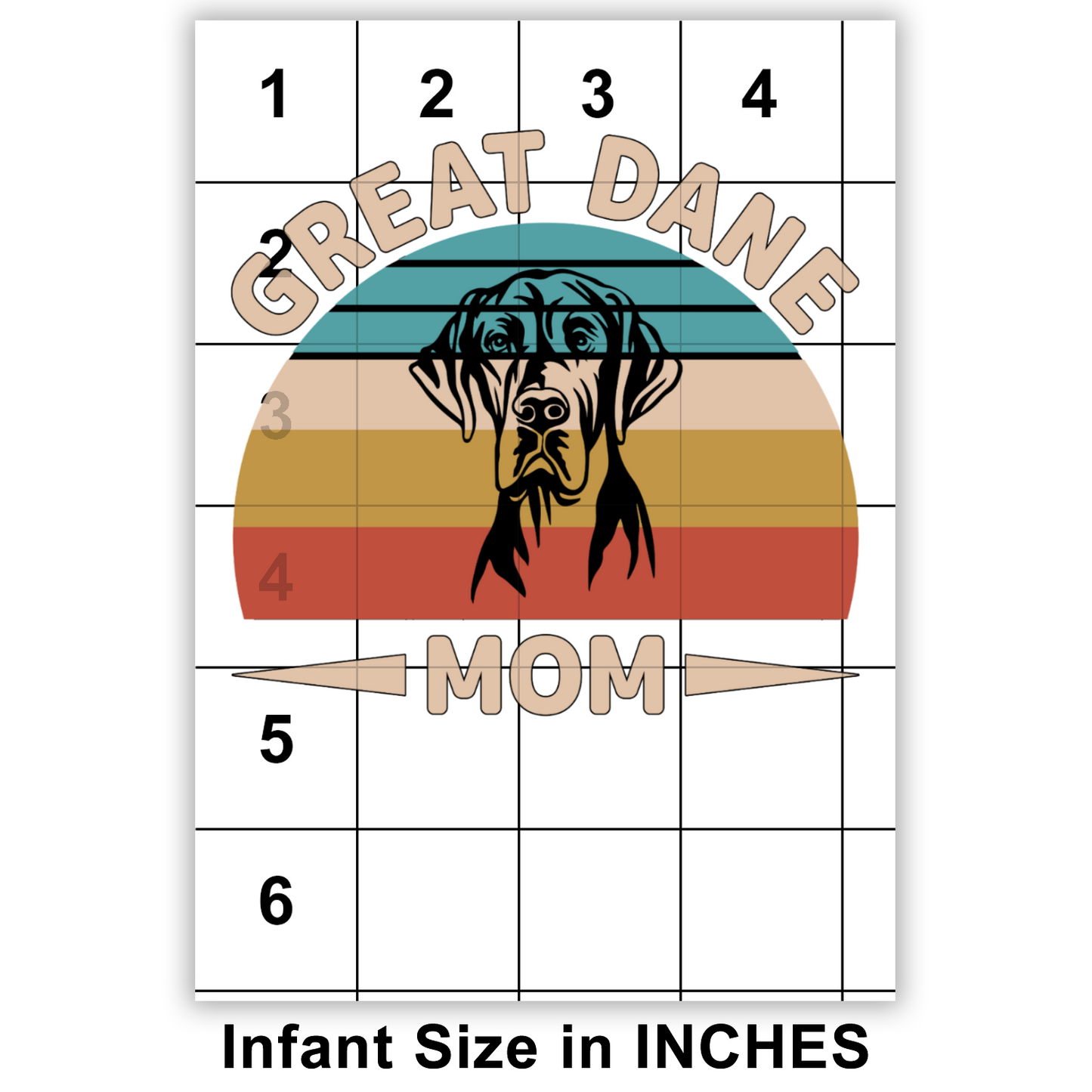 Great Dane Mom Sublimation