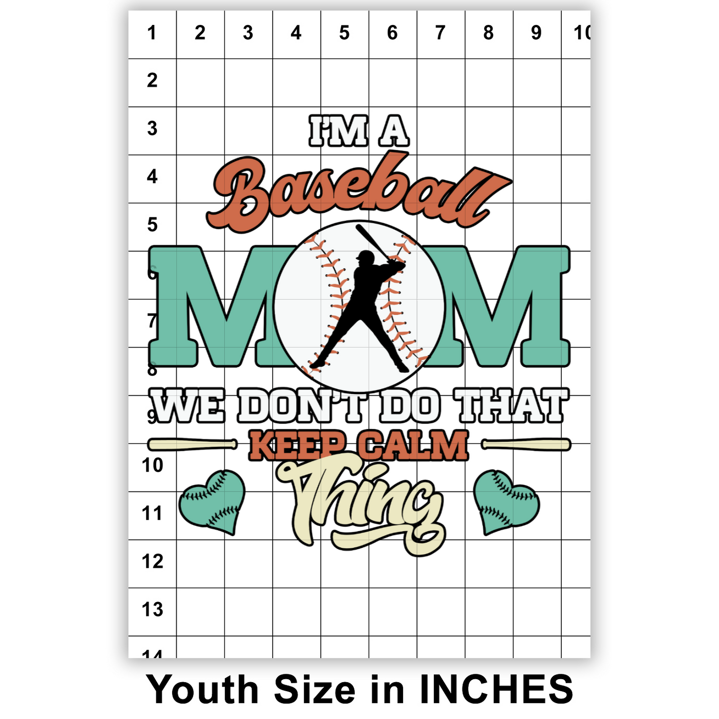 LIT Baseball Mom 20 Sublimation