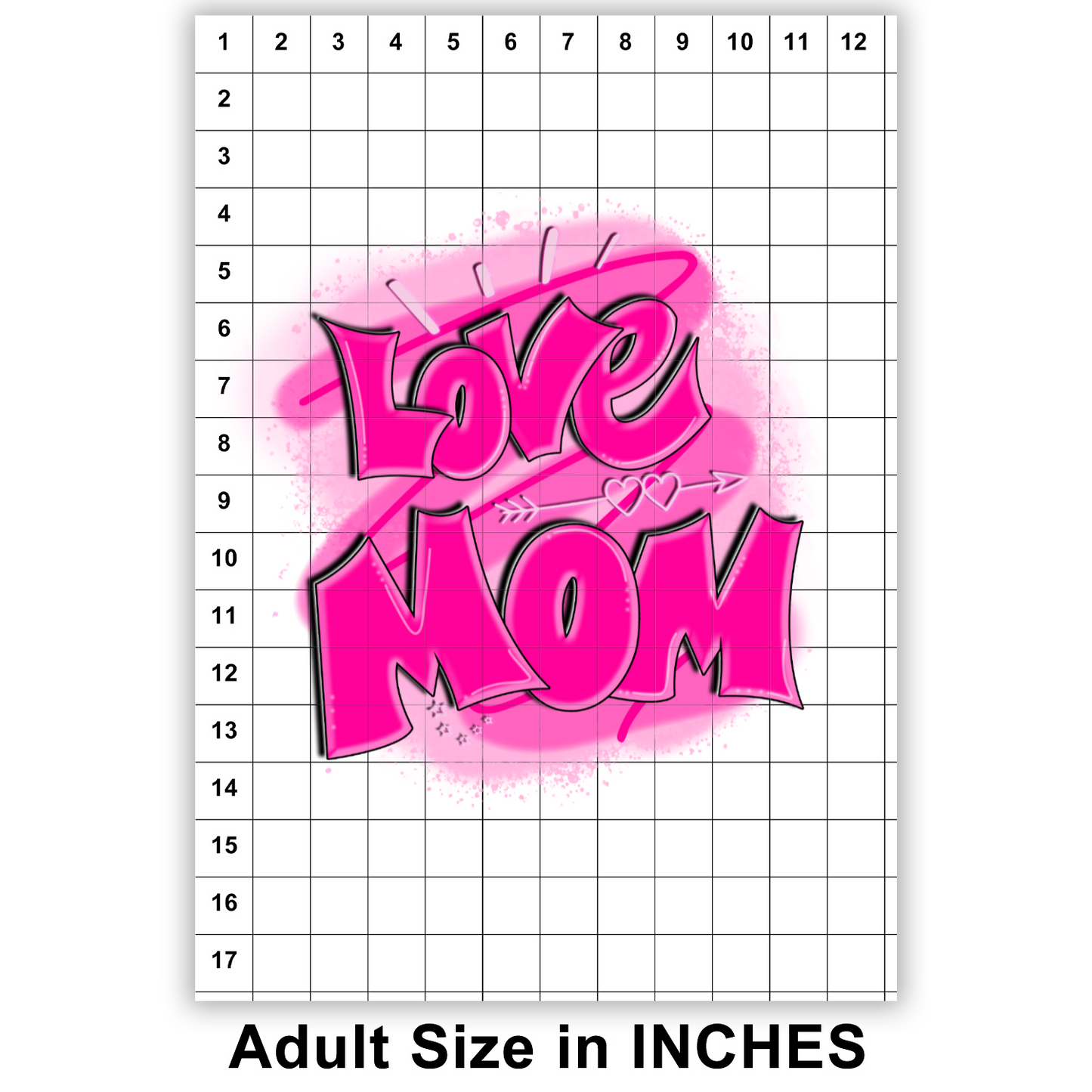 Love Mom Sublimation
