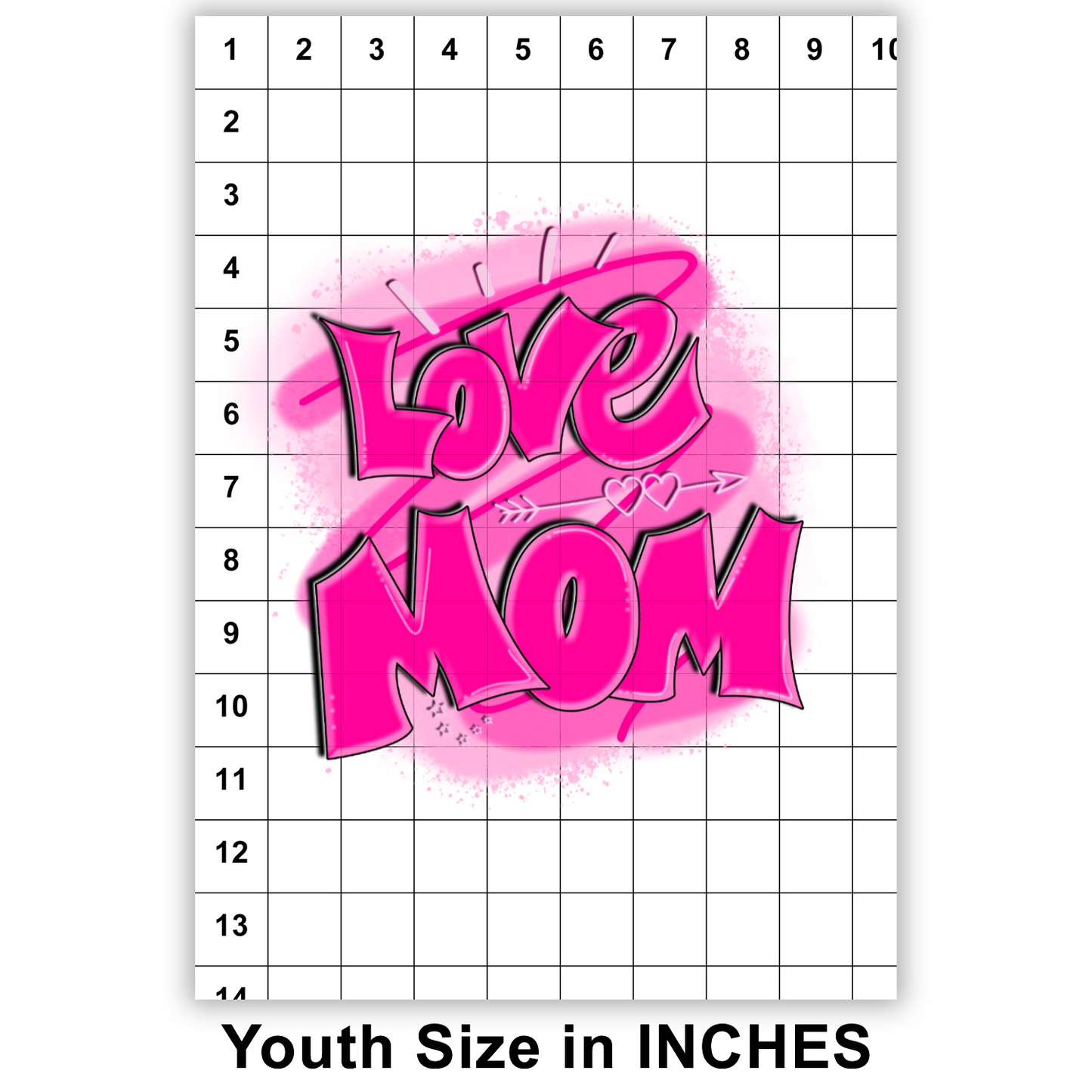 Love Mom Sublimation