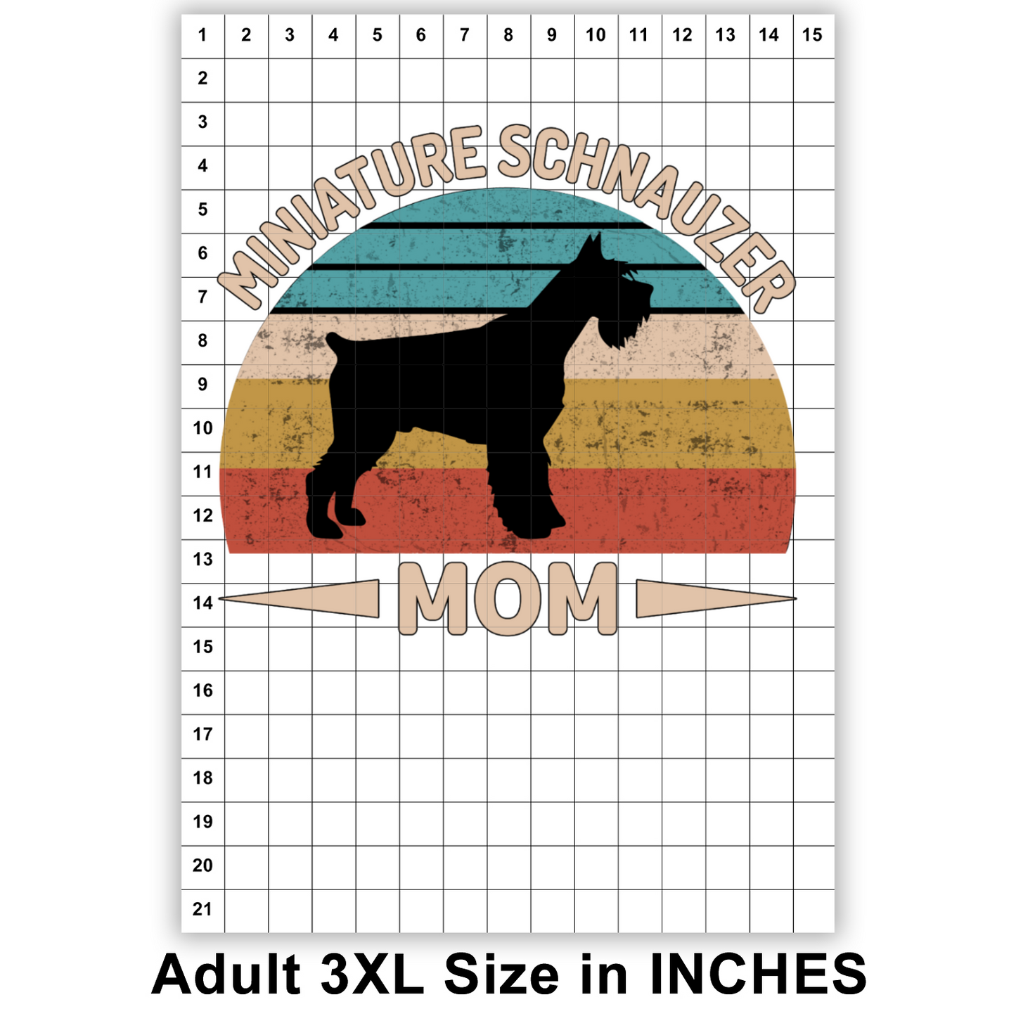 Miniature Schnauzer Mom Sublimation