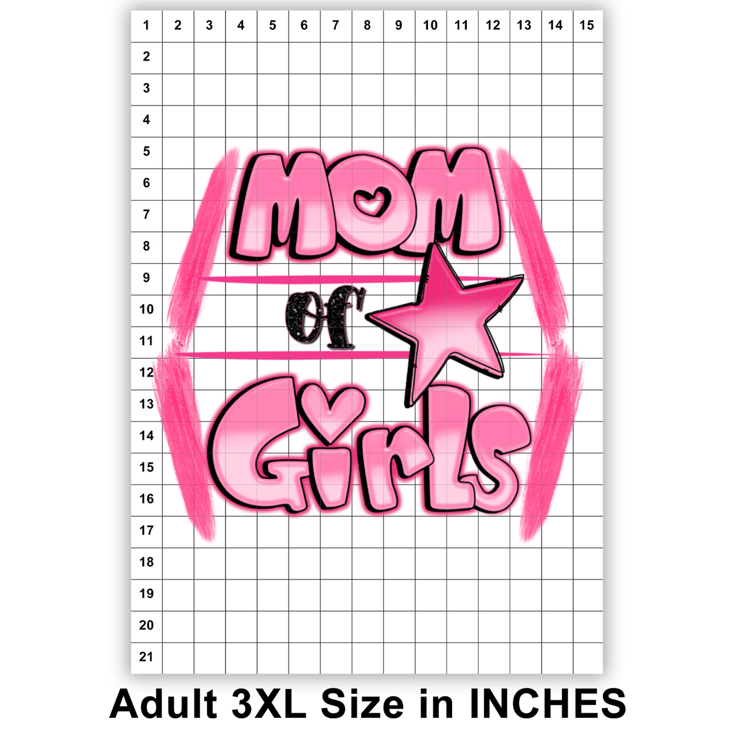 Mom of girls Sublimation