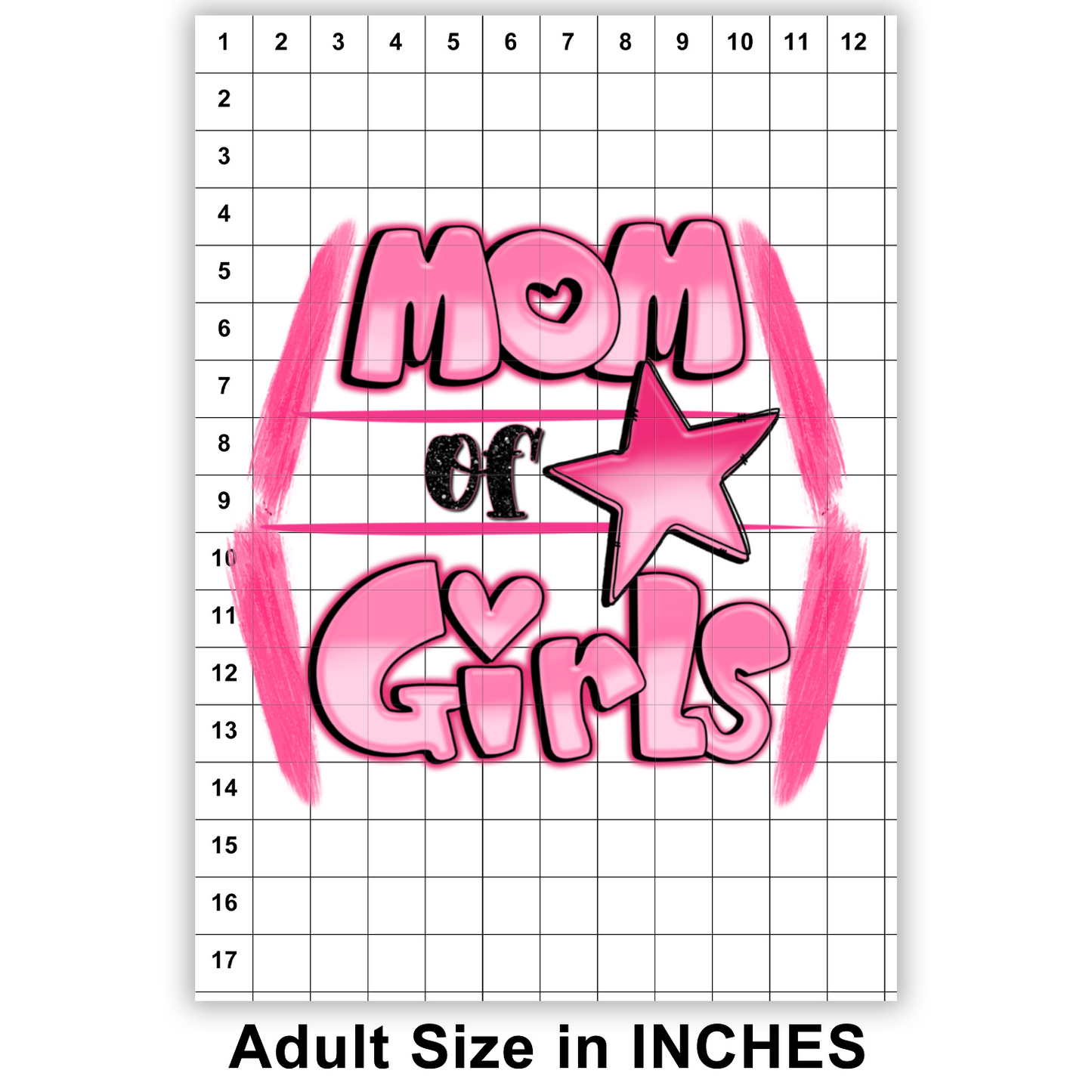 Mom of girls Sublimation