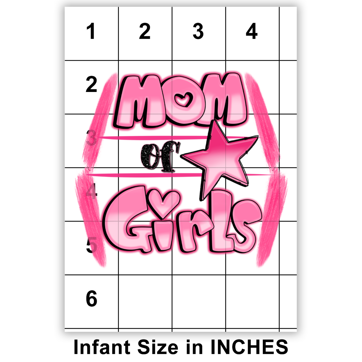 Mom of girls Sublimation