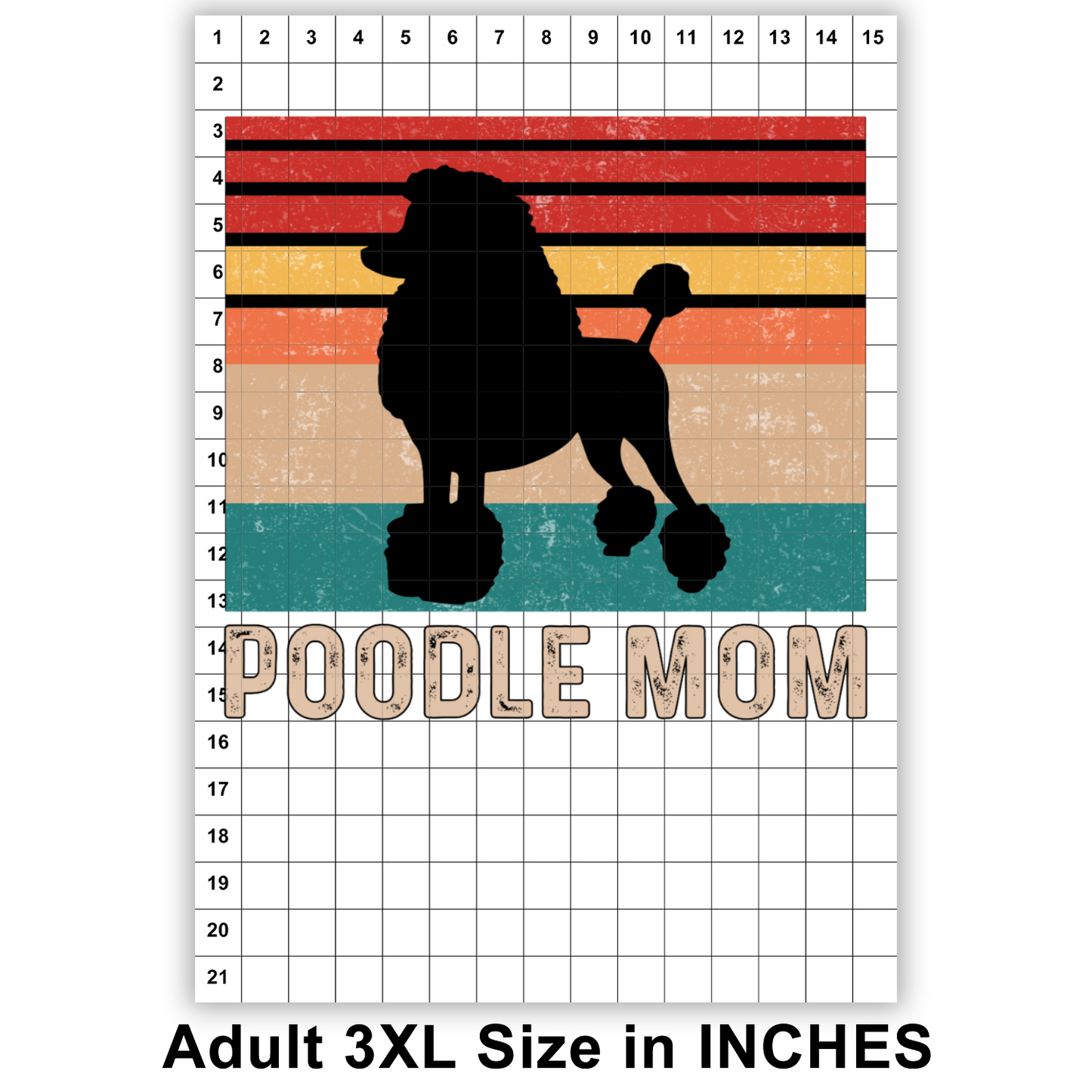 Poodle Mom Sublimation