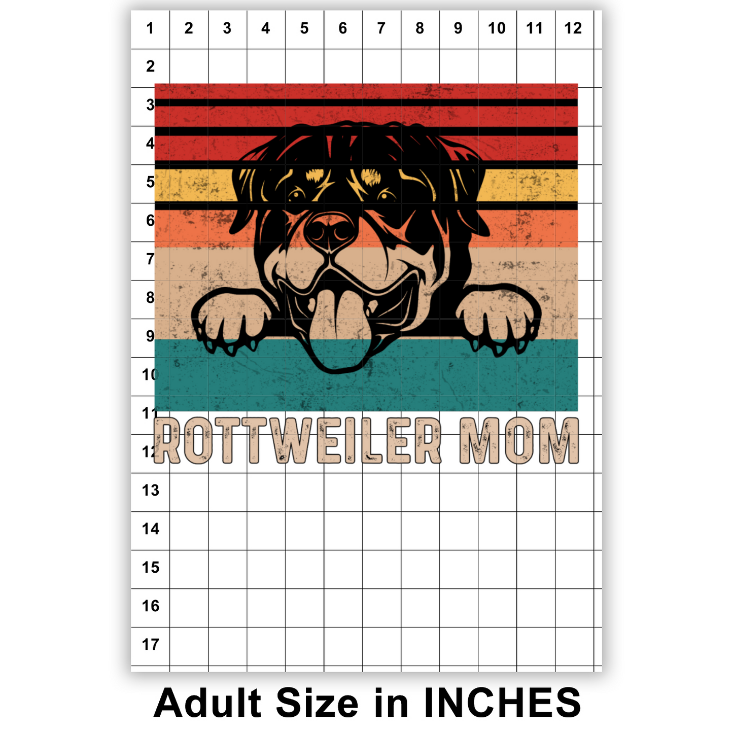 Rottweiler Mom Sublimation