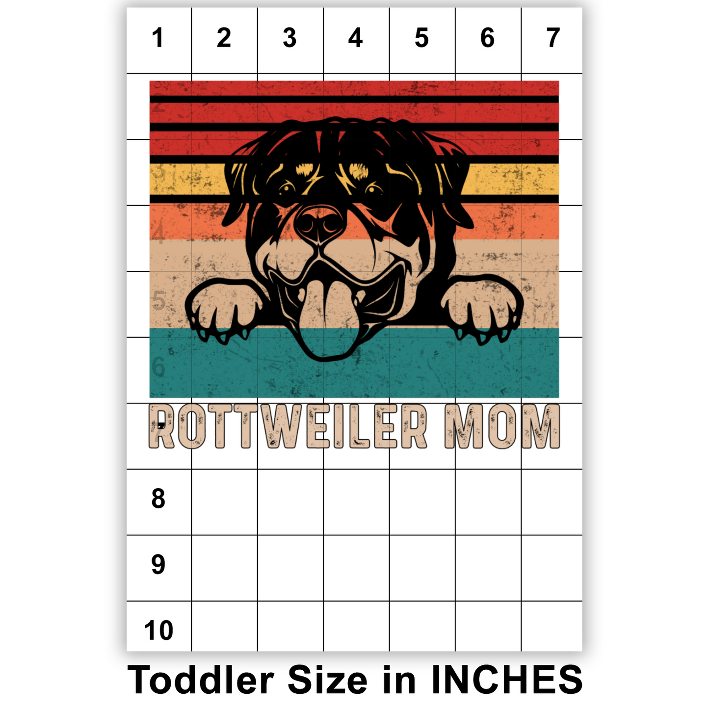 Rottweiler Mom Sublimation