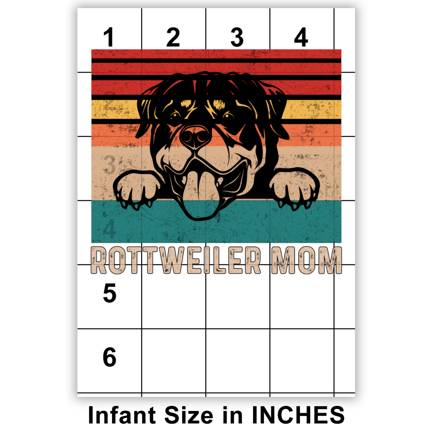 Rottweiler Mom Sublimation