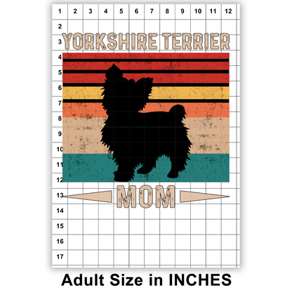 Yorkshire Terrier Mom Sublimation