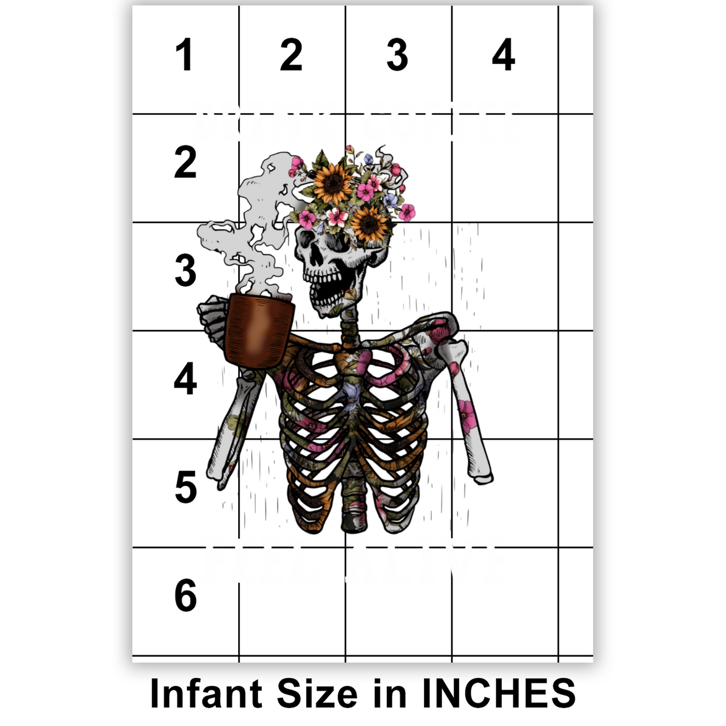 Drink Coffee Feel Alive DTF